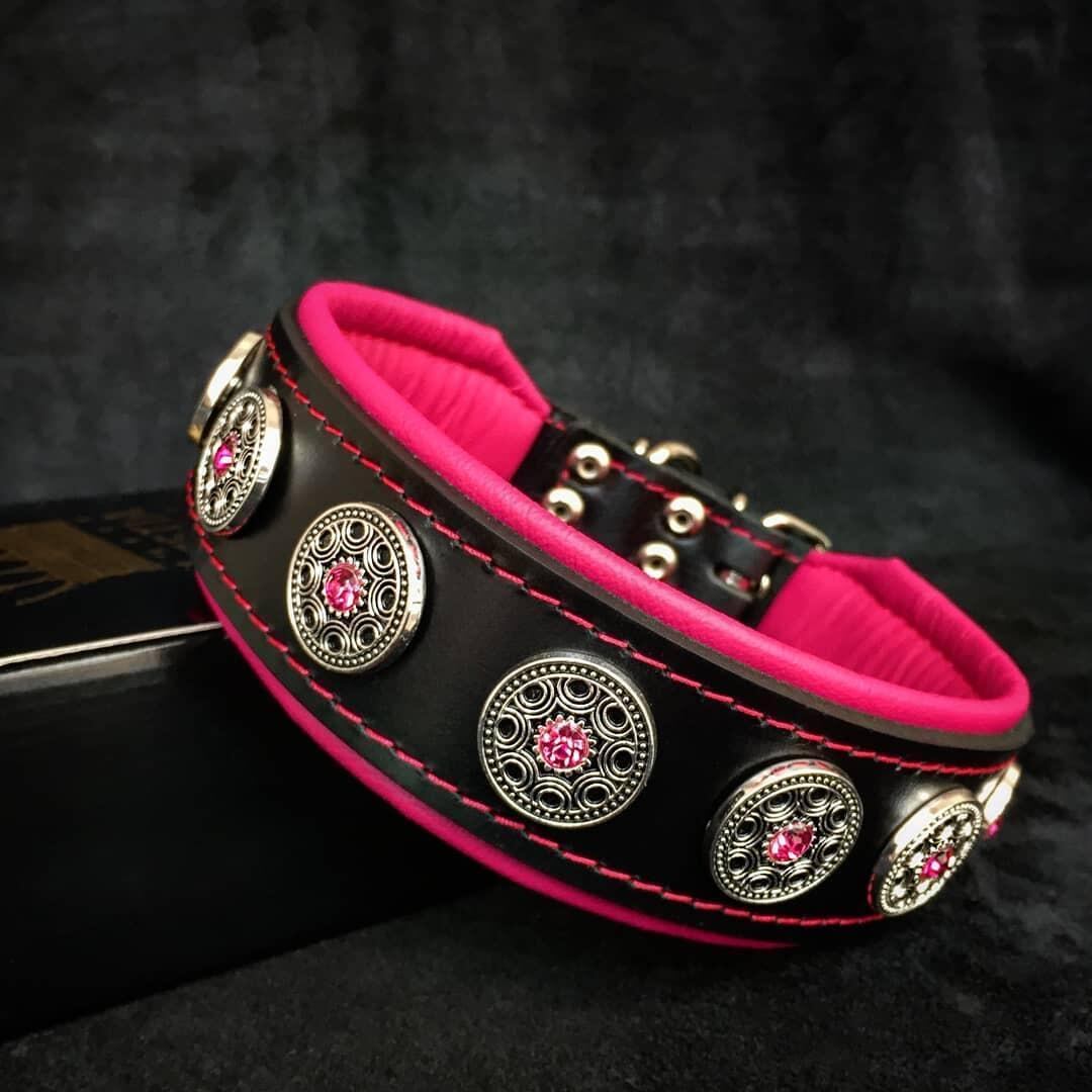 Rock Python Leather Phone Case Pink - Bestia Collars
