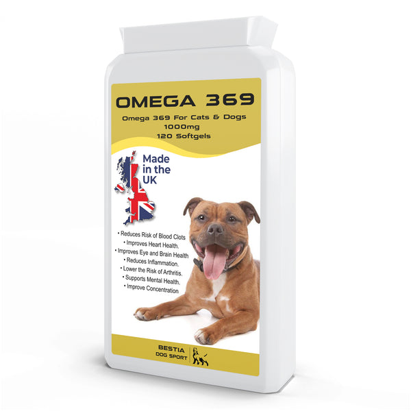  Bestia K9 Nutrition Omega 3,6 und 9 für glänzendes Fell und gesunde Haut