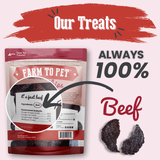 Beef Chips Dog Treats | Single-Ingredient Healthy Treats for Dogs