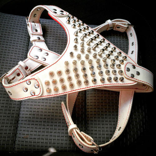 "Gladiator" harness white - Bestia Dog Gear