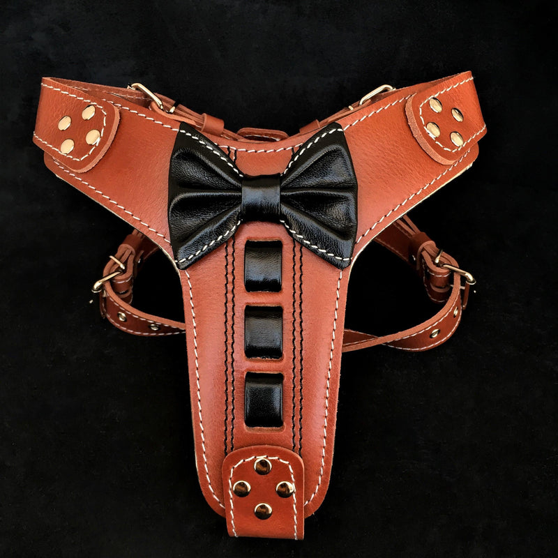Bestia ''Bowtie'' leather harness