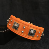 The "Eros" collar 2.5 inch wide Brown