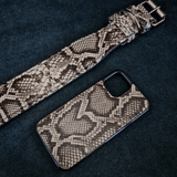 Bestia "Rock Python"  Leather Phone Case