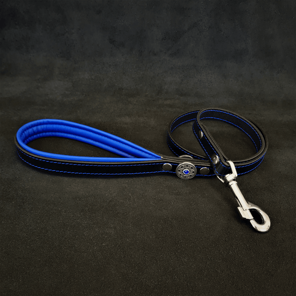   Bijou Halsband in Schwarz / Blau